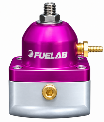 Fuelab Purple EFI Adjustable Fuel Pressure Regulator 2 -6AN Inlets
